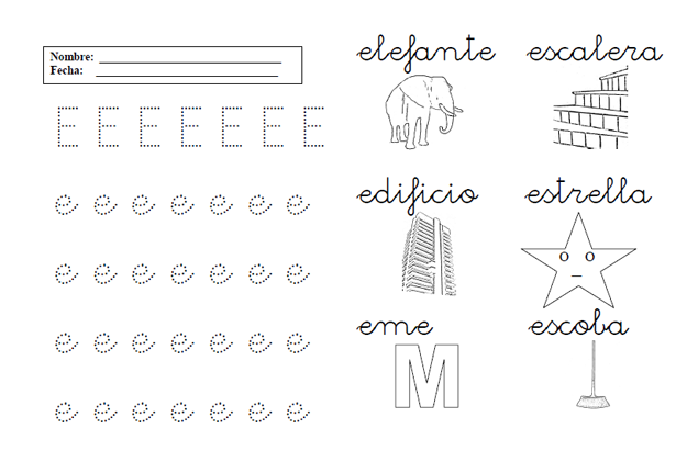 FICHA LECTOESCRITURA ficha lectoescritura: